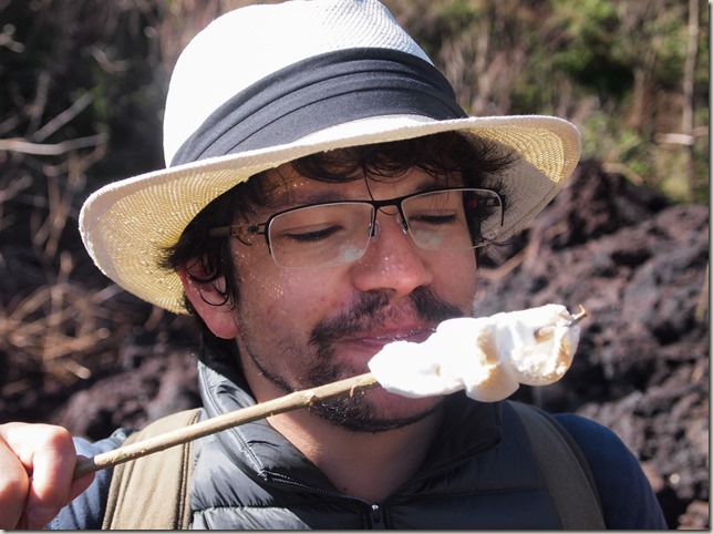 Marshmallows on Volcan Pacaya