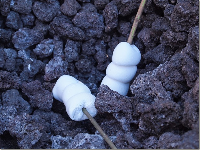 Volcan Pacaya marshmallows