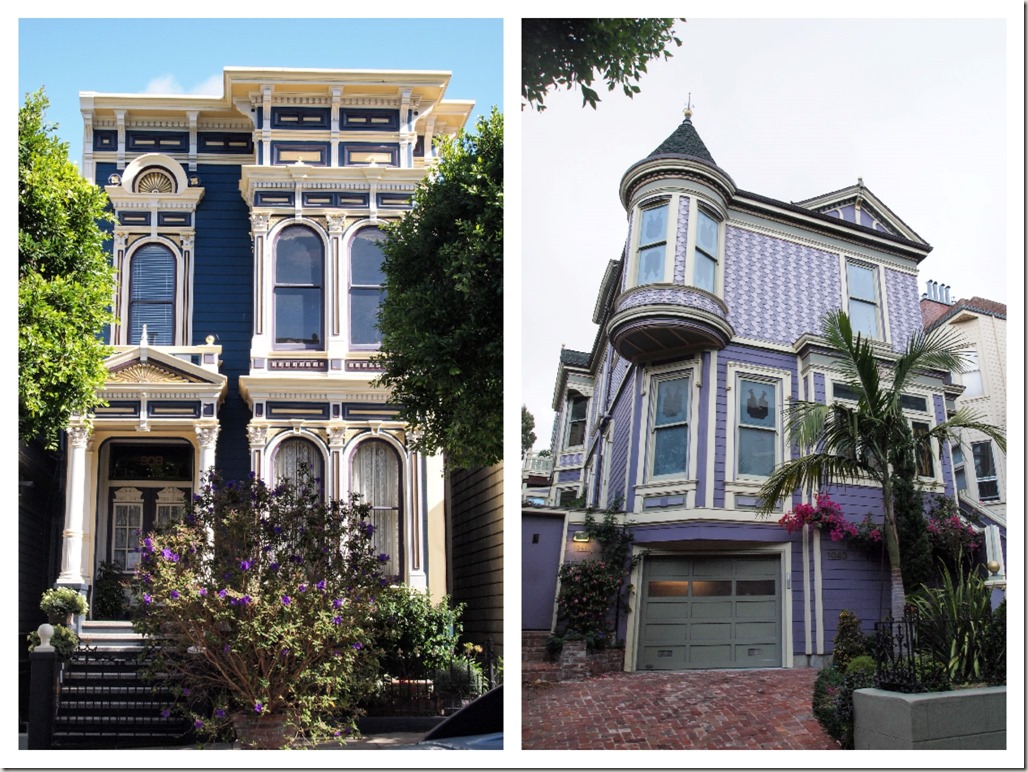 San Francisco Victorian houses