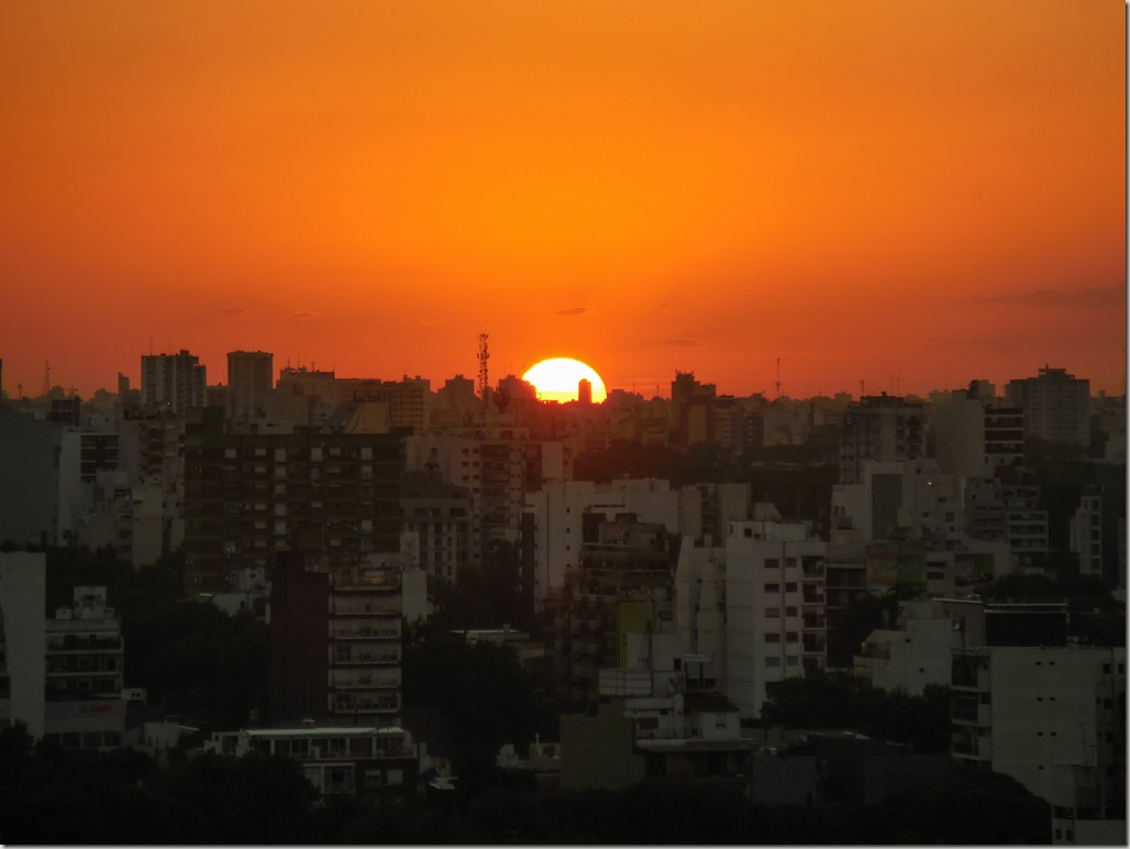 Buenos Aires sunset