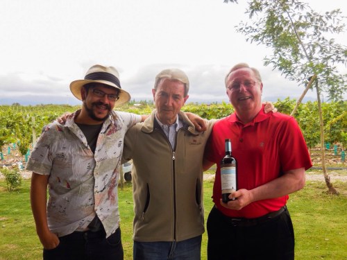 Rob and winery owner