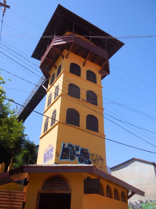 Top of the Cerro Polanco ascensor